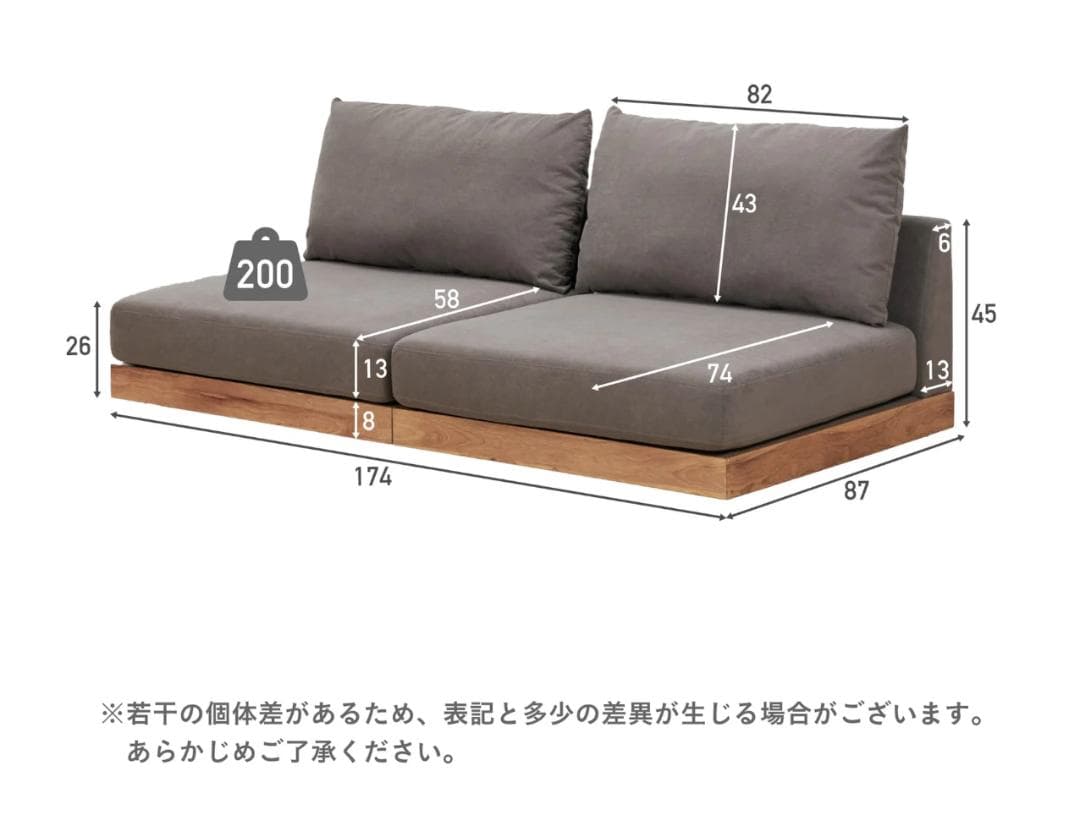 145 VENTOTAソファ Soroi-LITE （ソロイ-ライト）２個セット