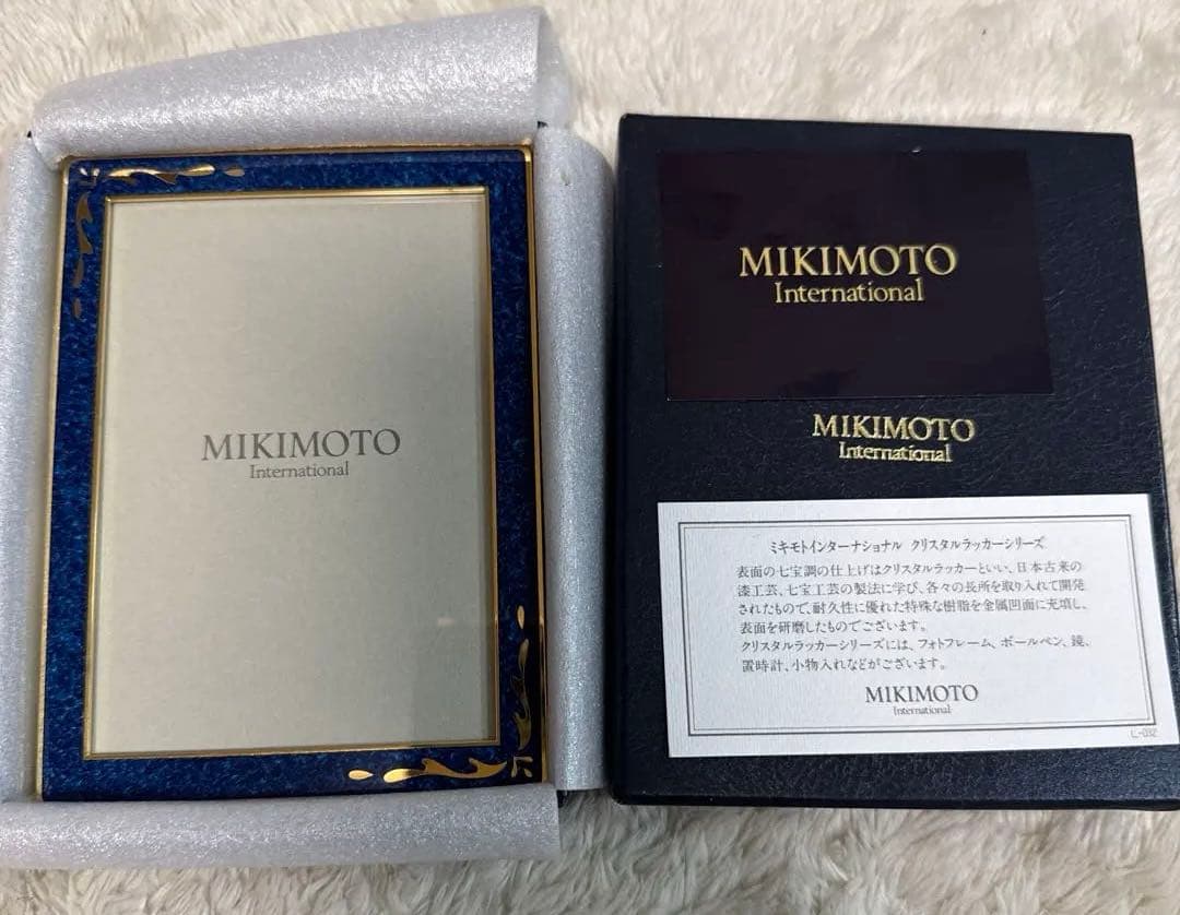新品•未使用ミキモト クリスタルラッカー フォトフレーム