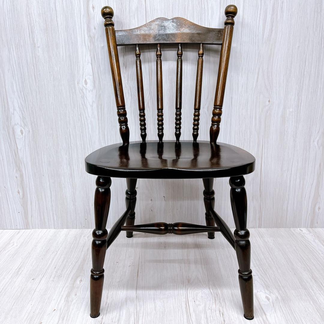 北海道民芸家具 ウィンザーチェア ダイニングチェア 椅子 いす イス④