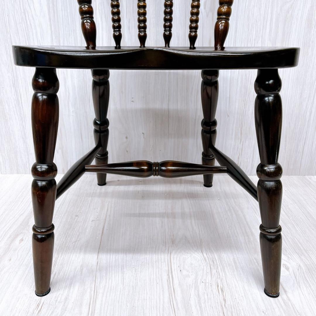 北海道民芸家具 ウィンザーチェア ダイニングチェア 椅子 いす イス④