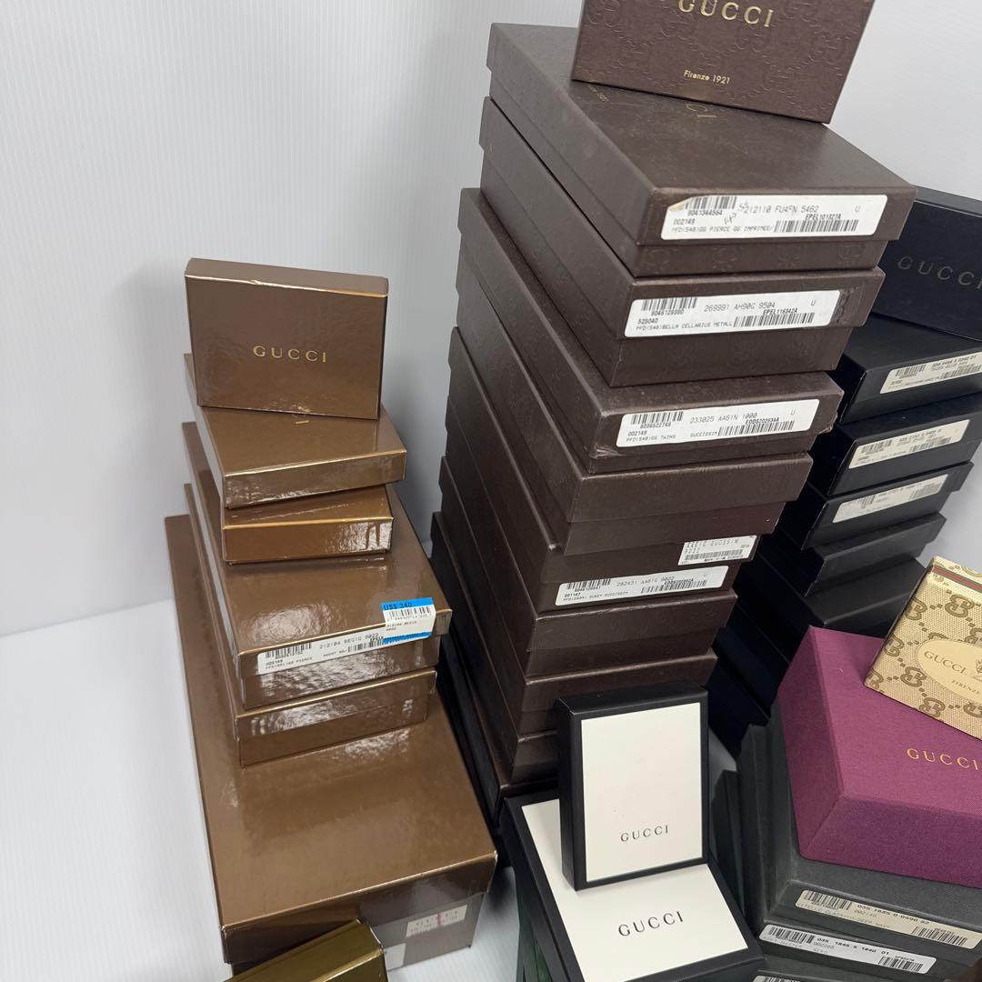 U-ma GUCCI グッチ 空箱 40点 大量 まとめ売り