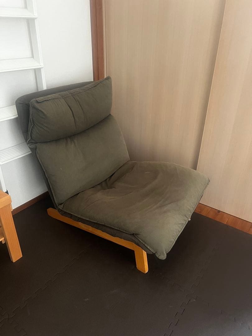 無印良品　リクライニングソファ　ブラウン