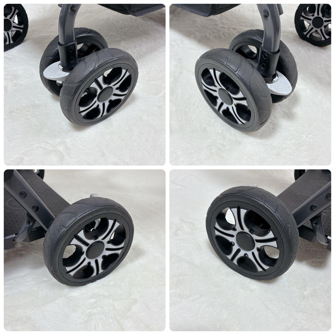 KATOJI カトージ 2人乗りベビーカー 2人でGO ネイビー 双子 兄弟