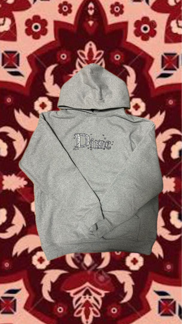 Dime グレー Classic Stone Hoodie