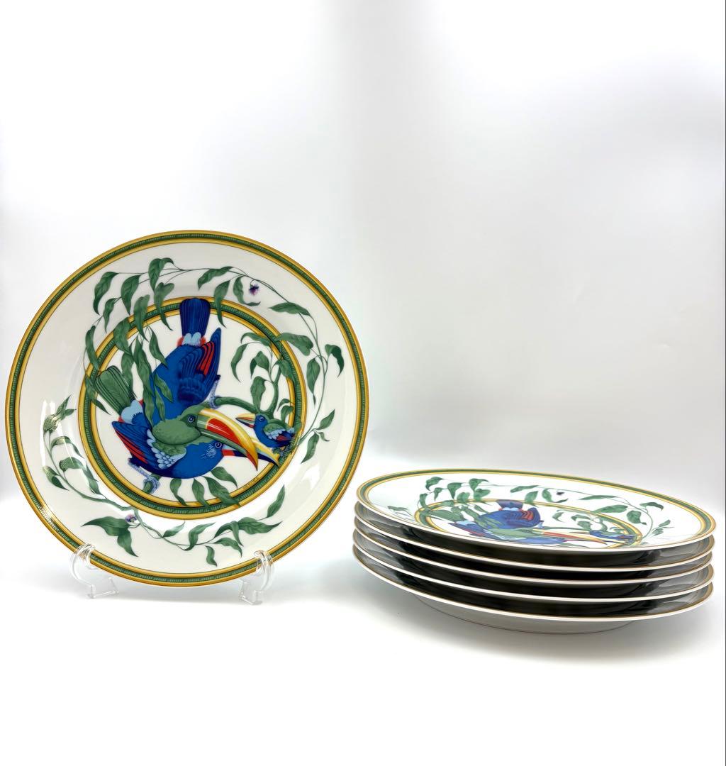 【美品】エルメス　トゥカン　大皿　27cm ディナー　プレート　6枚セット