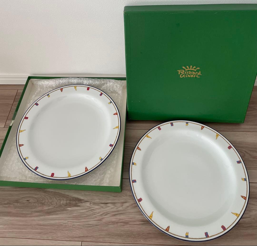 【美品】Richard Ginori リチャードジノリ クリッパー31cm 2枚