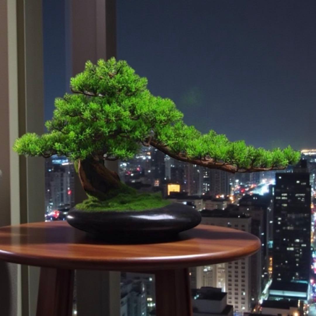 人工盆栽 盆栽 フェイク盆栽 松 大型 フェイクグリーン 造花 高品質 大