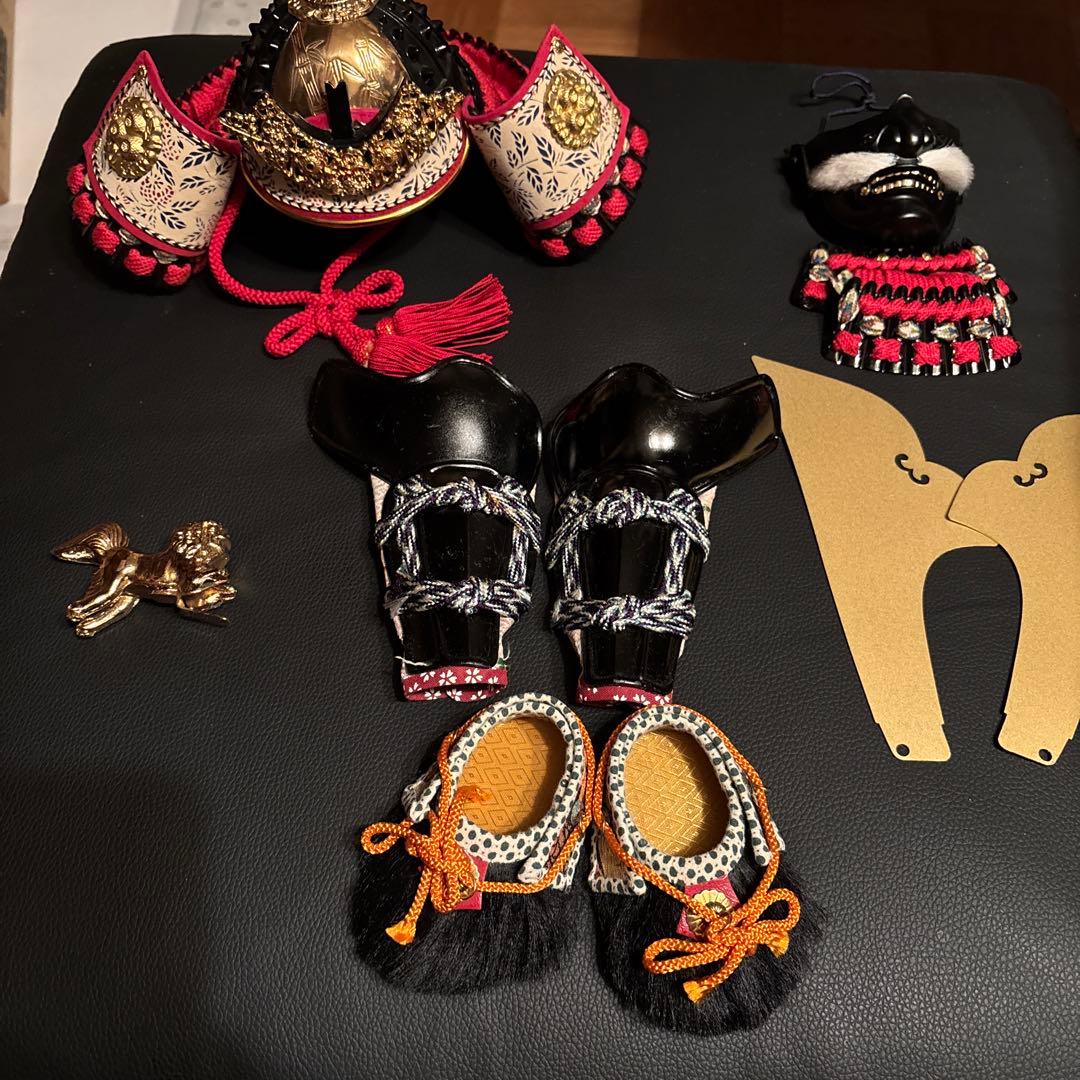 五月人形　鎧兜　本絹赤糸威大鎧