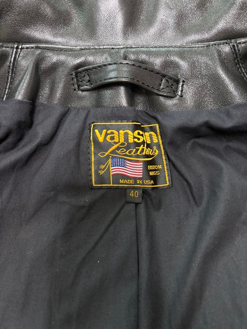 バンソン VANSON レザージャケット シングル ライダース ENF-B