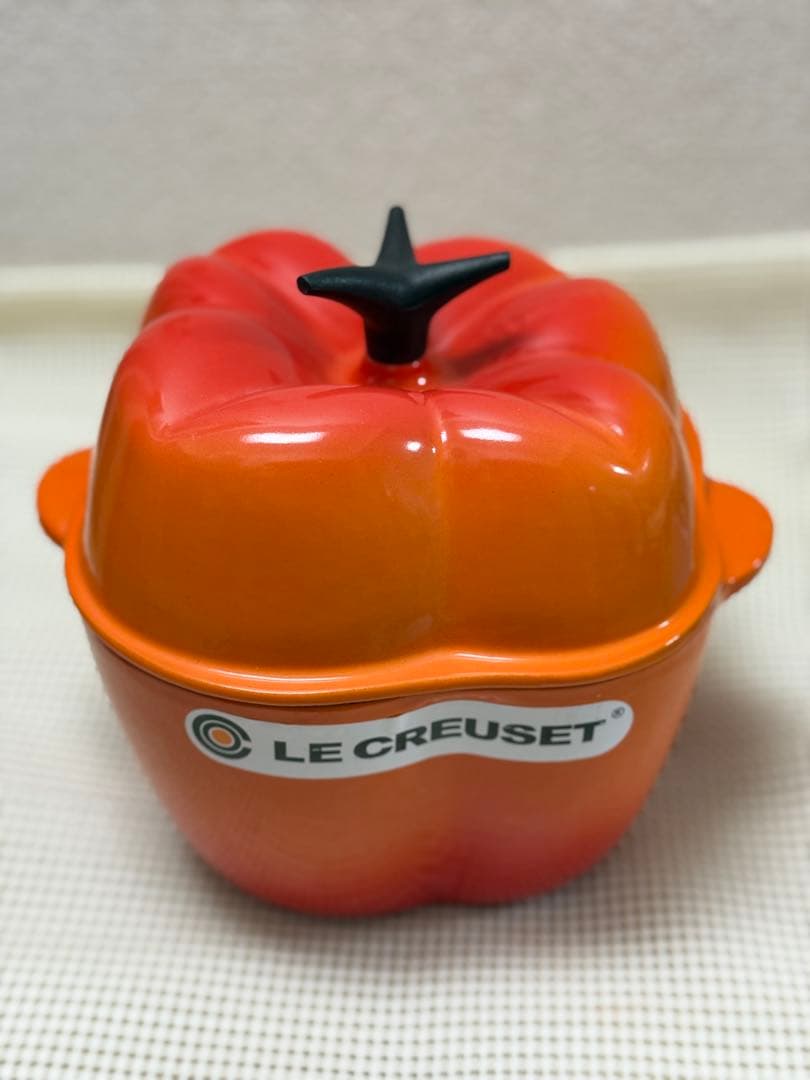 レア　ル・クルーゼ　LE CREUSET　ピーマンココット　オレンジ　パプリカ