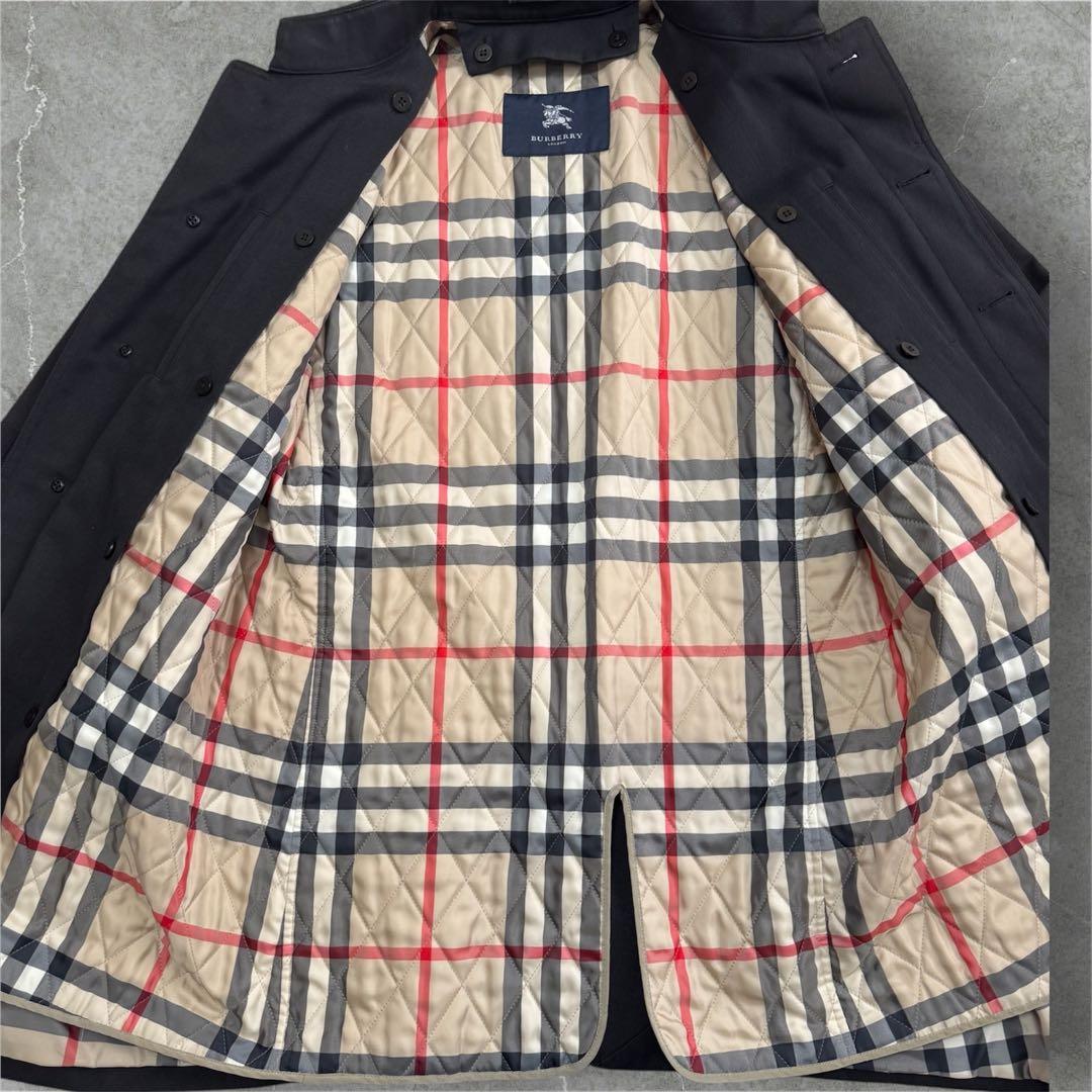 【美品】BURBERRY LONDON ステンカラーコートライナー防水