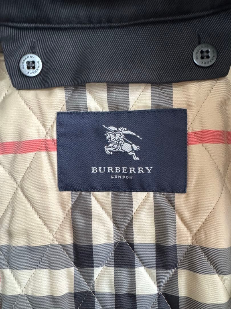 【美品】BURBERRY LONDON ステンカラーコートライナー防水