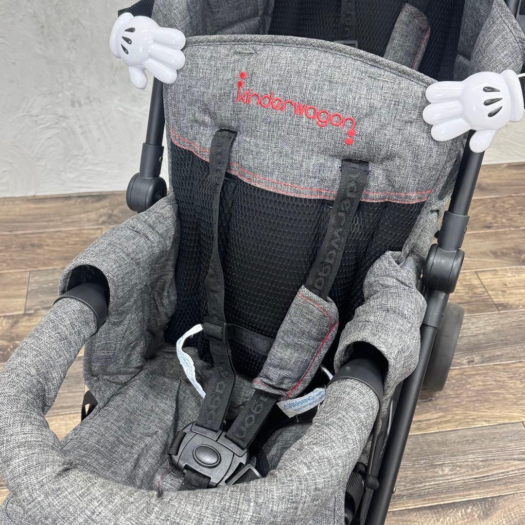 キンダーワゴン DUO シティHOPII 2人乗りベビーカー バギー