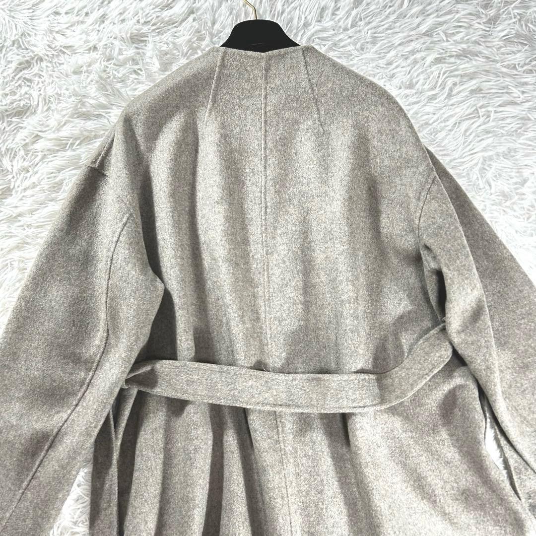 イエナ 美品✨MANTECOダブルフェイスリバーコート ベージュ38