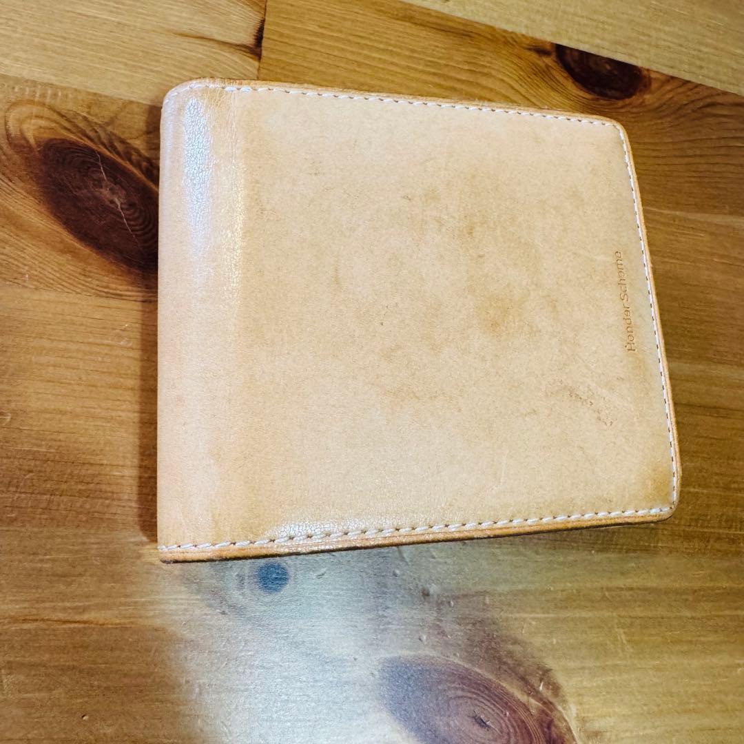 l*é様 エンダースキーマ 財布 half wallet 折り財布 ヌメ革 ナチ