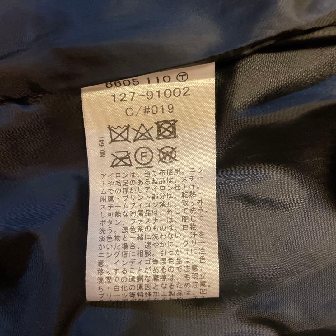 INDIVI ブラック ファー付きダウンジャケット
