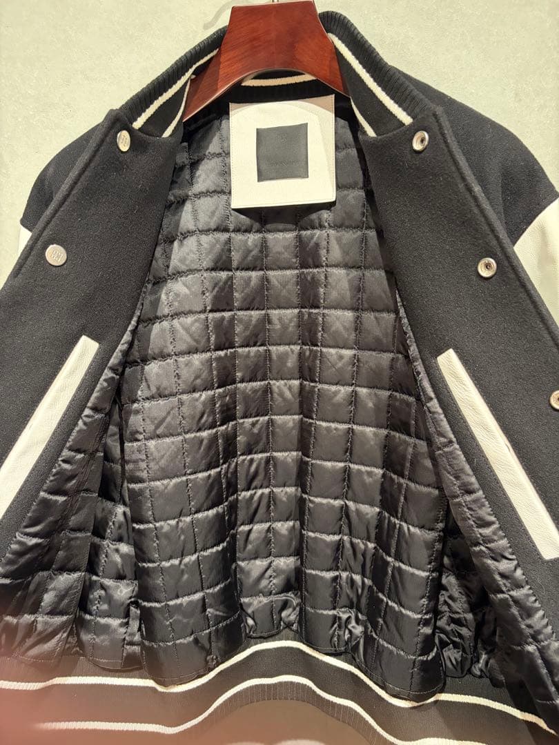 【美品】Givenchy ウール×レザー ボンバージャケット 46 国内正規品