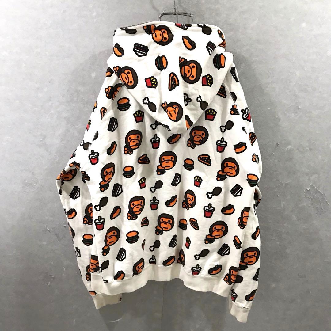 00s A BATHING APE BABY MILO スウェット パーカー Ｌ