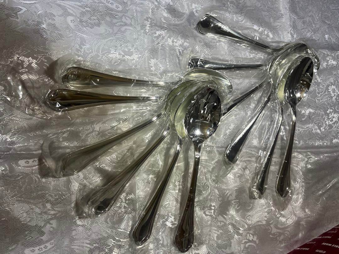 EBMシェルブールテーブルスプーン／洋白(ニッケルシルバー)新品12本まとめて