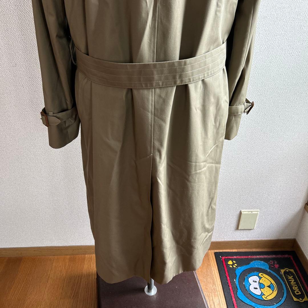 Aquascutum オリーブ トレンチコート ダブルボタン　メンズ