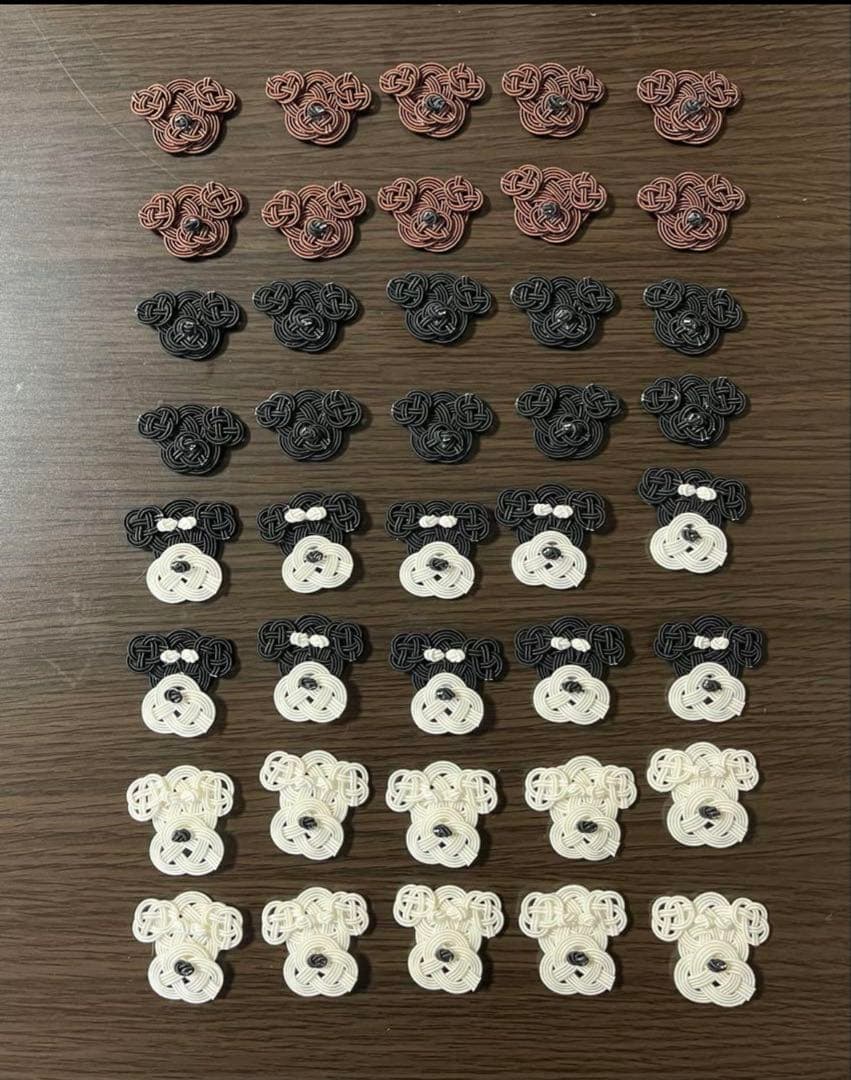 絹巻き水引パーツ 犬