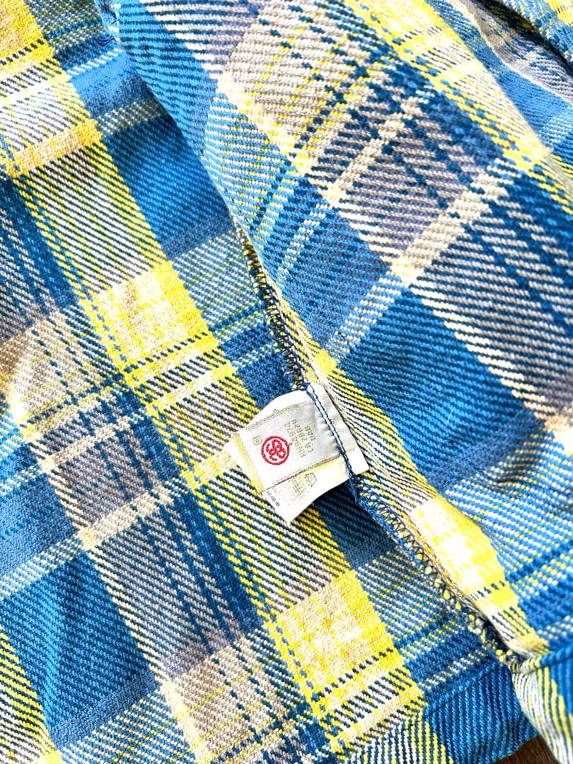 ステューシー チェック ジップアップ ジャケット パーカー size M