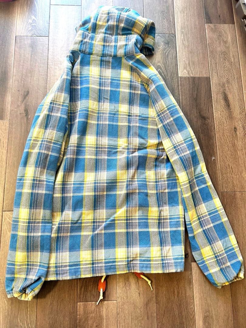 ステューシー チェック ジップアップ ジャケット パーカー size M