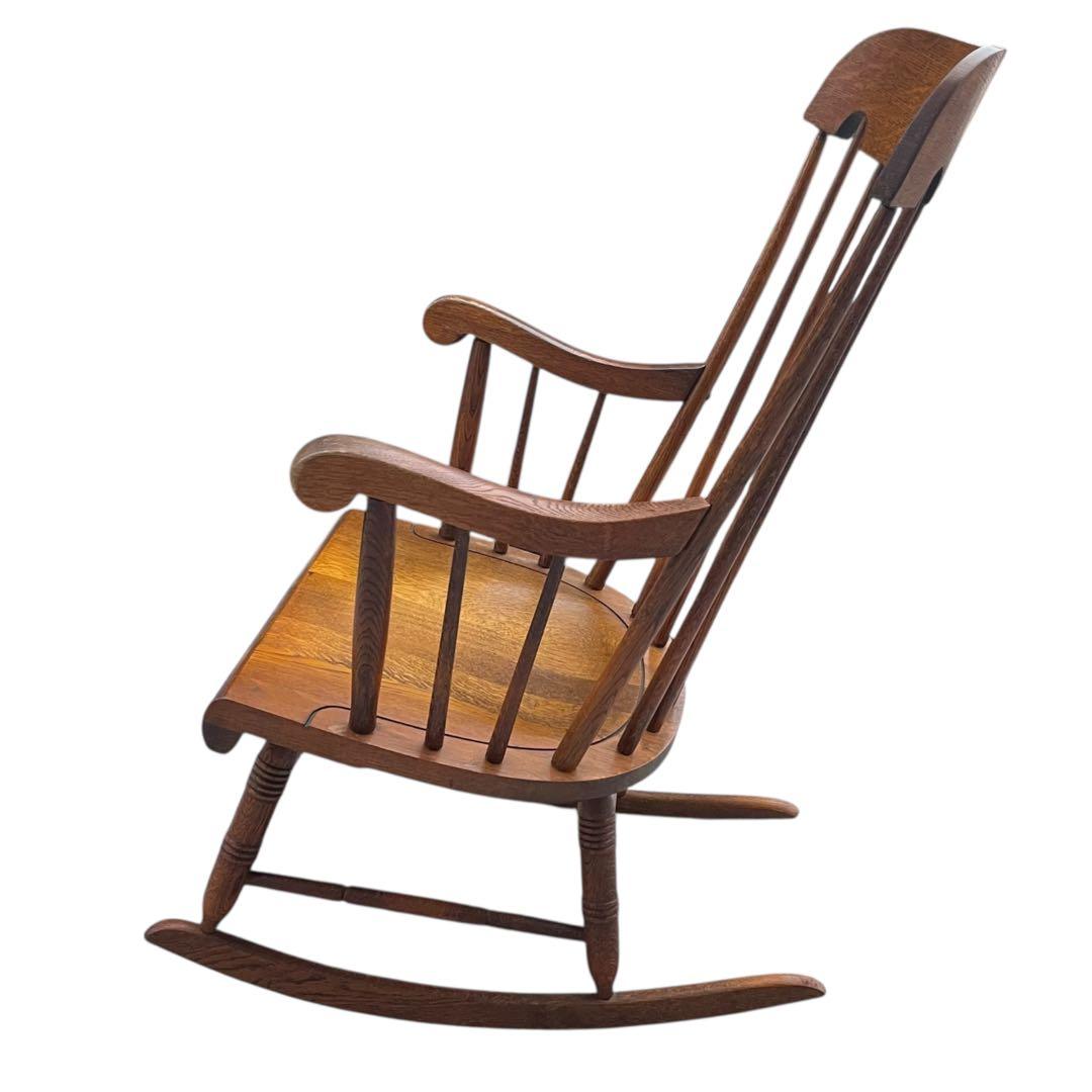 美品　ヴィンテージ　アンティーク　キツツキ ロッキングチェア 飛騨家具