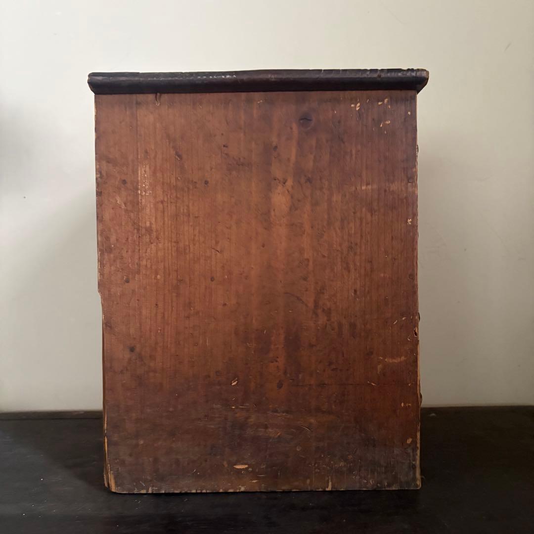 ぼろぼろの小引き出し　古道具　大正時代