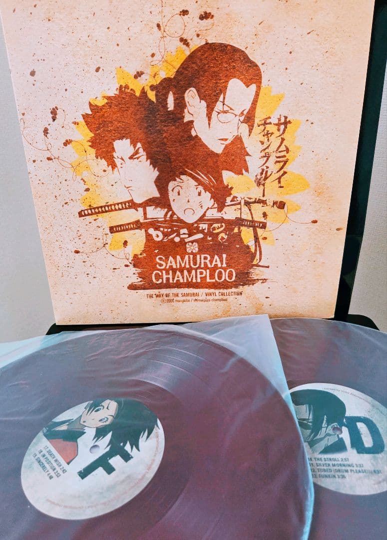 限定アナログ!サムライチャンプルー　パープルヴァイナル3枚組!ヌジャベス
