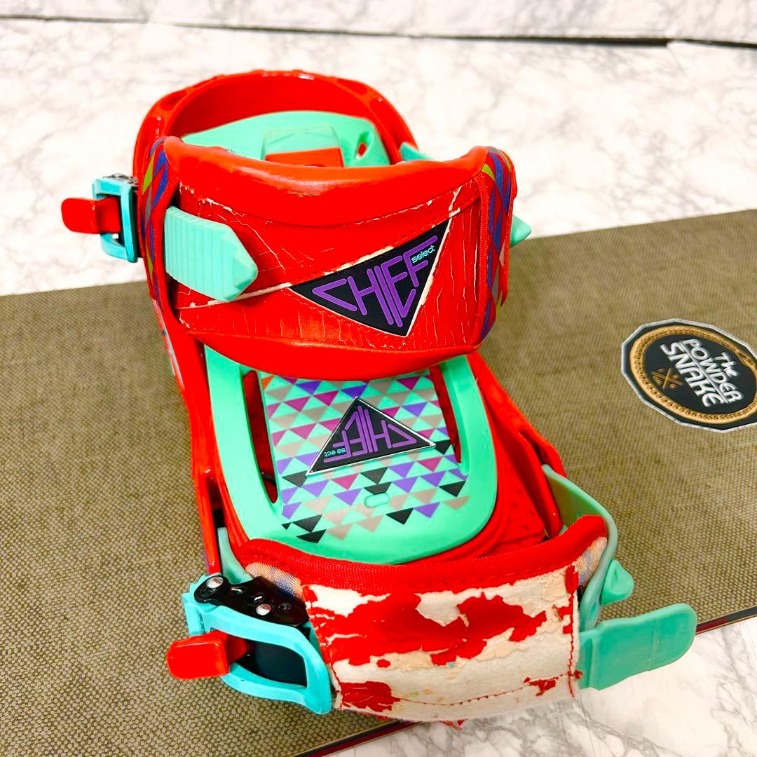 【2点セット】SALOMON POWDER SNEKE 156 ＆ FLOW