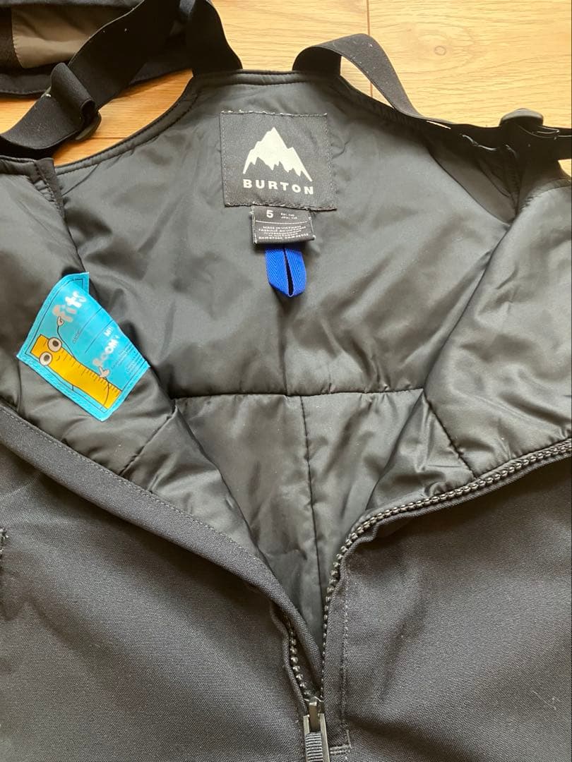 BURTON スノーボードウェア 子ども用 サイズ5 ブラック