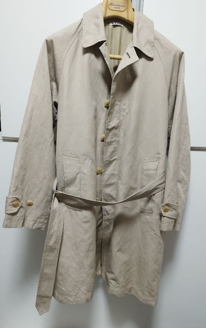 AURALEE ベージュ ステンカラーコート