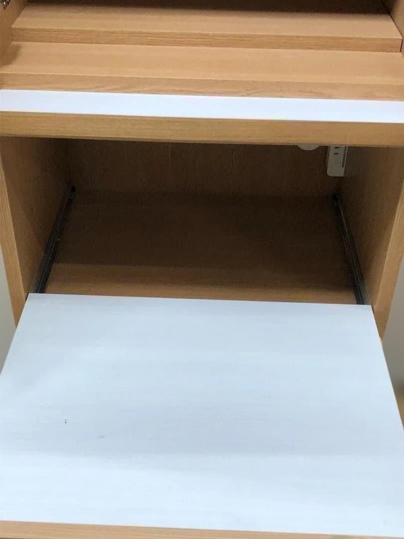 美品 送料無料　河口家具 CLAN クラン キッチン収納 食器棚 75048-1