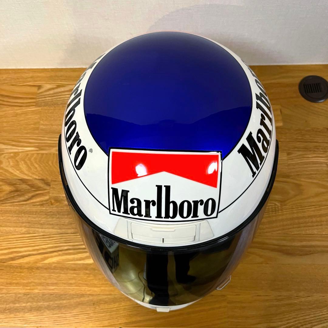 【ヘルメット レプリカ 希少】ジャンアレジ SHOEI マルボロロゴ仕様