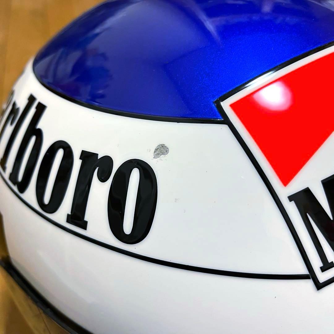 【ヘルメット レプリカ 希少】ジャンアレジ SHOEI マルボロロゴ仕様