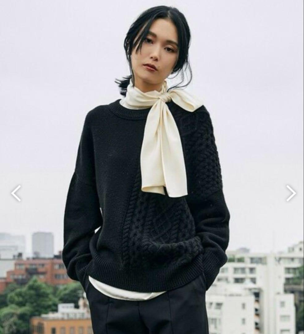 ICB Soft Wool Cashmere Mix ケーブルニット
