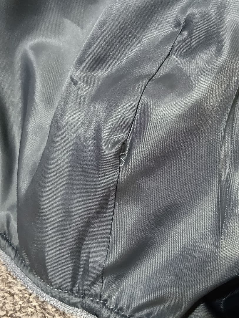 ジャケット・アウター MISTREASS Cable Knit Padded Jacket gray