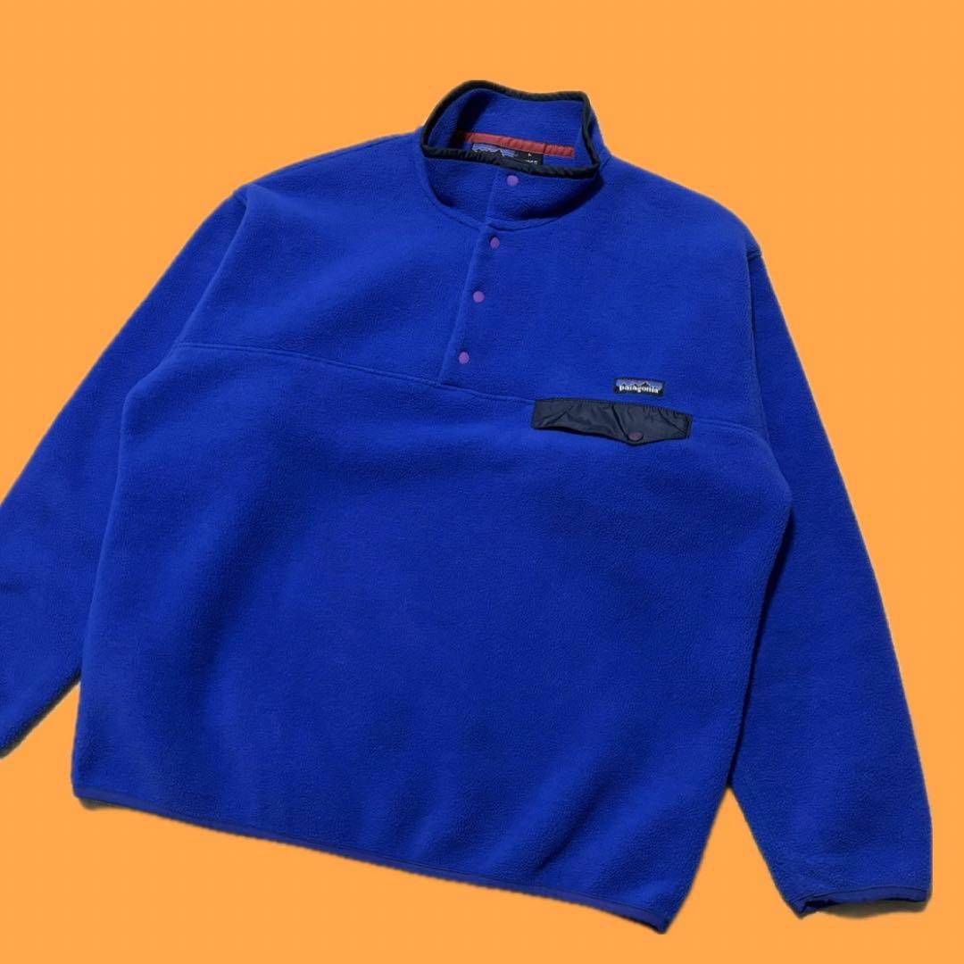 希少 Lサイズ パタゴニア Patagonia フリース スナップT シンチラ