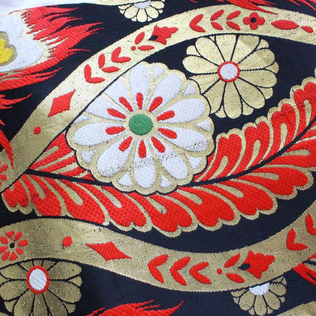 七五三 7歳 女の子 子供 アンティーク 着物 帯 セット