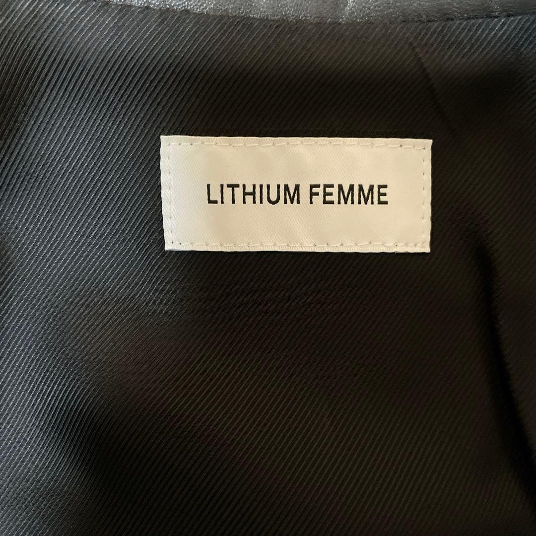 【美品】LITHIUM FEMME ダブルライダース 未使用級 ラムレザー