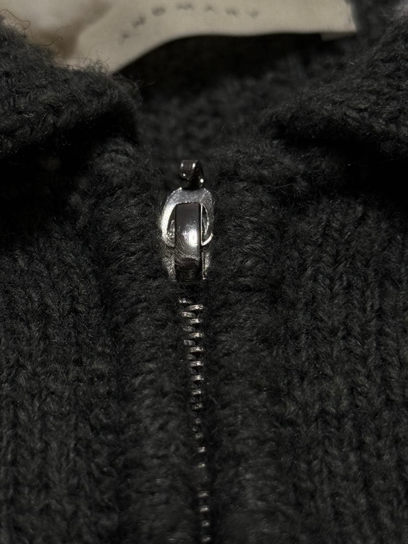 トップス andmary mary logo zip tops gray