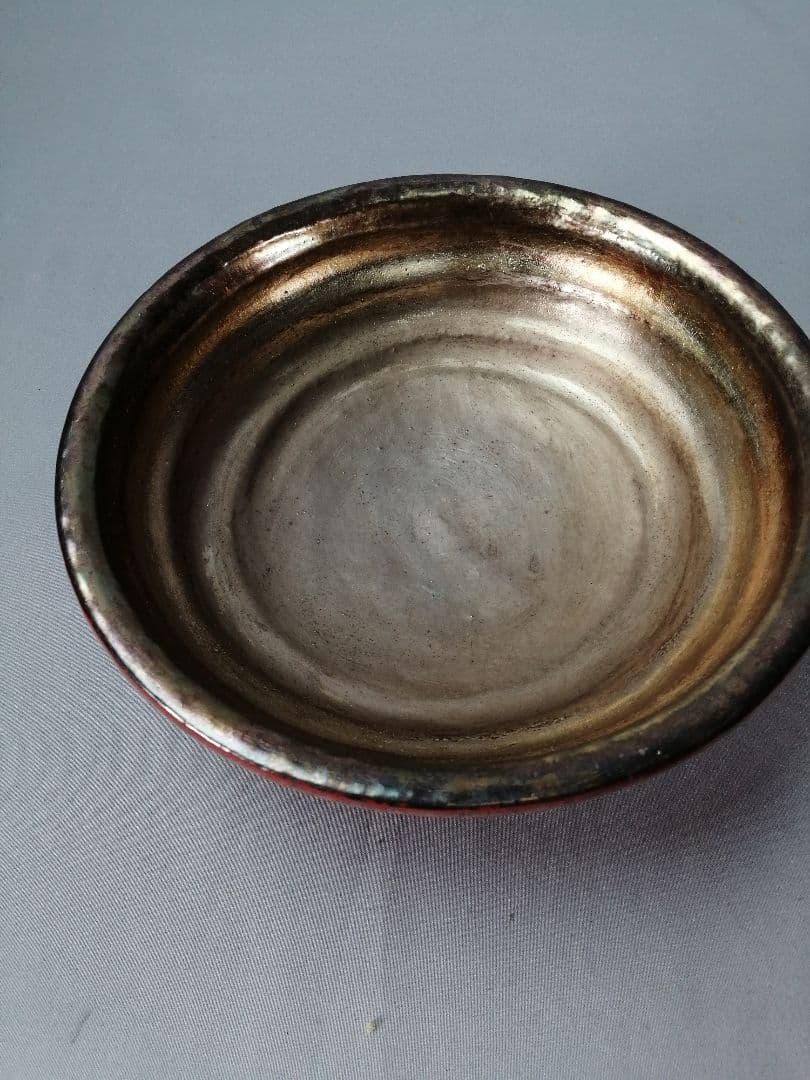 【茶事具】島台茶碗　嶋臺　川崎和楽　美品　正月　茶碗A697