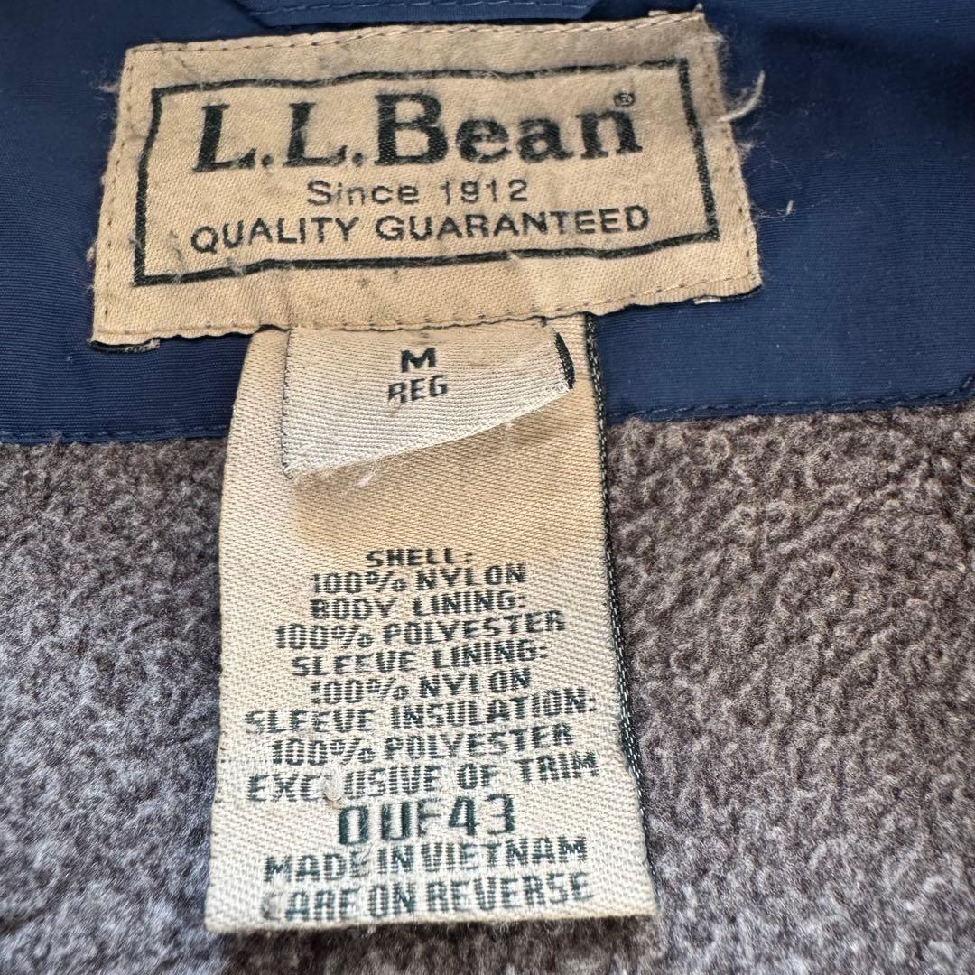 L.L.Bean エルエルビーンウォームアップジャケットくすみブルー短丈古着M