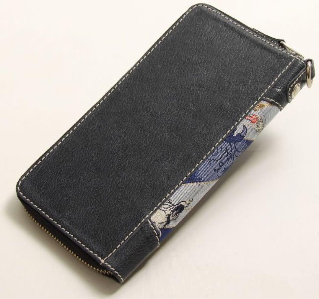 デグナー　DEGNER 花山 長財布 百鬼夜行藍色　新品未使用