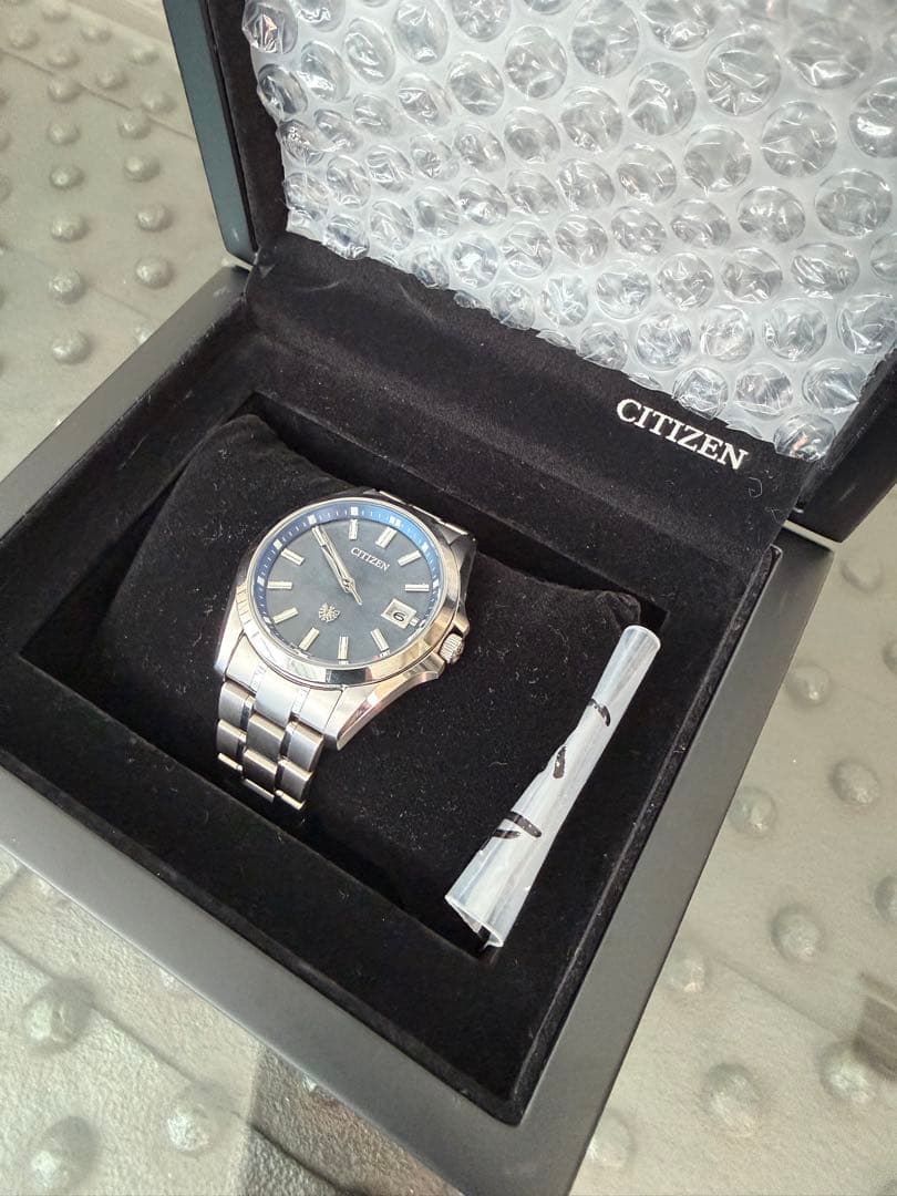 CITIZEN ザ・シチズンA060-T027351 藍染和紙チタン保付き中古