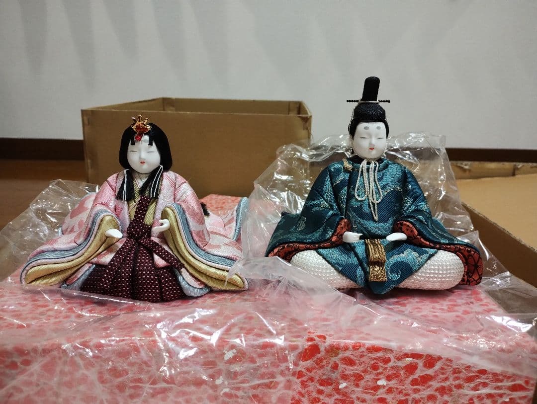 雛人形 五人飾り 柿沼東光作 彩麗