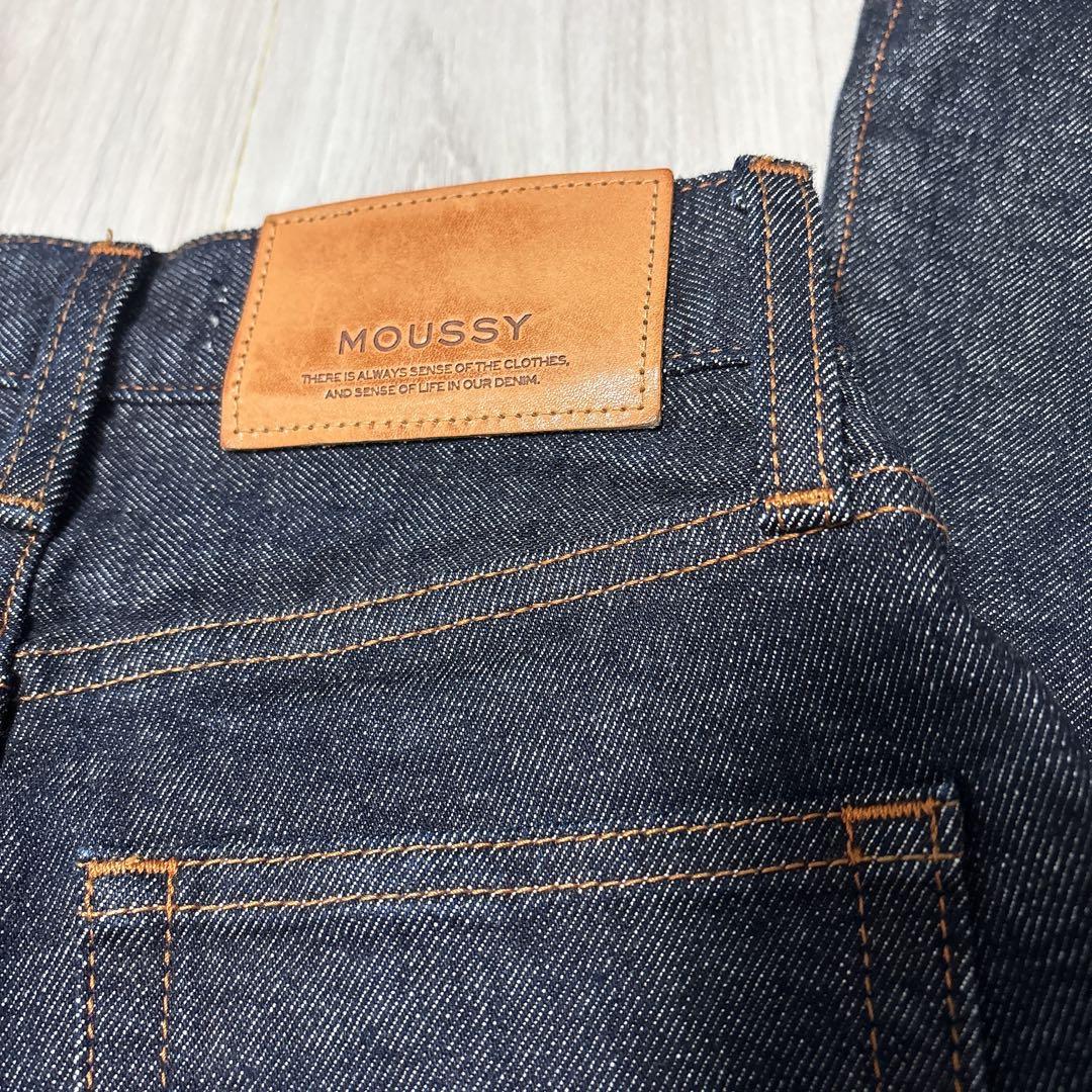 *新品*MOUSSY MVSフレアデニム ワンウォッシュ 23インチ