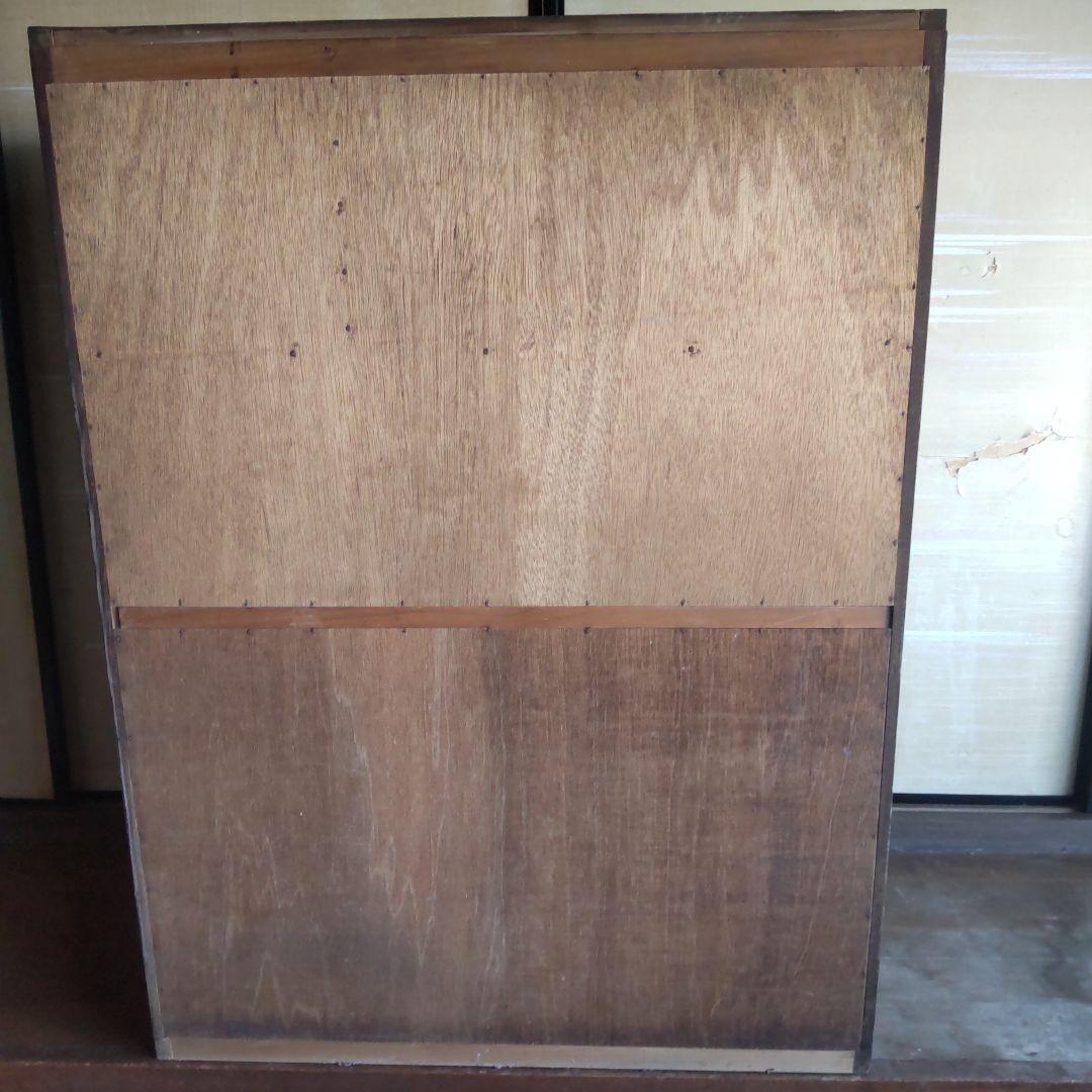 昭和レトロ　小物入れ付きタンス　箪笥　 奥行42cm幅89cm高さ120cm