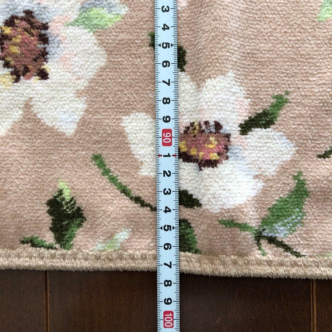 未使用　FEILER プティクロス　ひざ掛け　フェイラー　ベージュ　花柄おくるみ